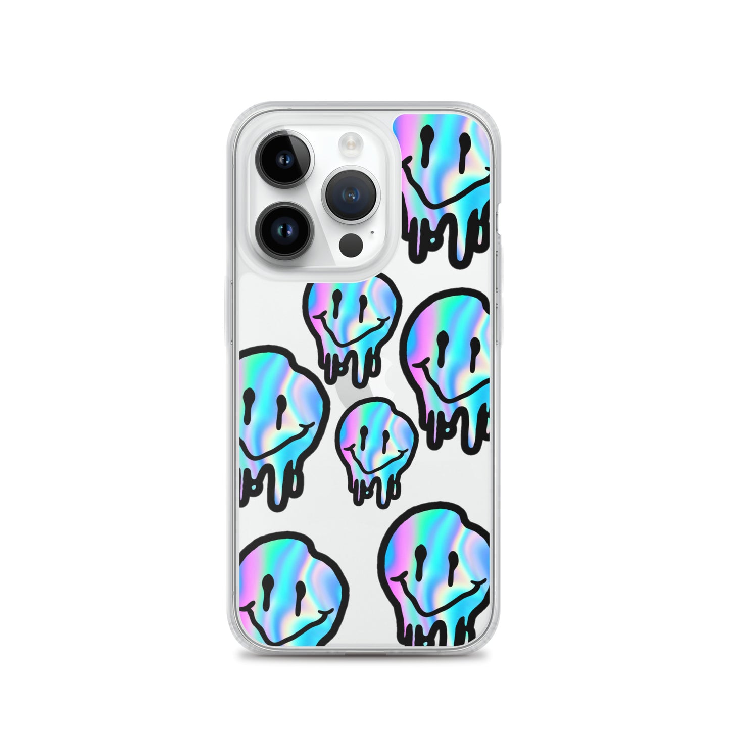 Trippy Smiley- Clear Case for iPhone®