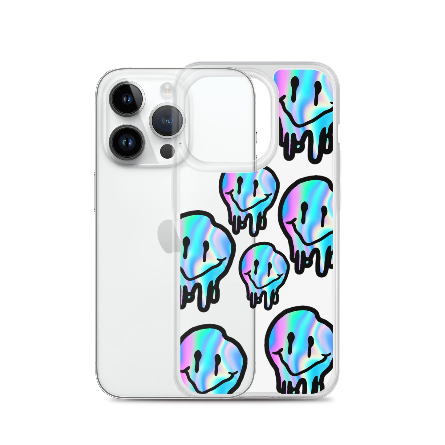 Trippy Smiley- Clear Case for iPhone®