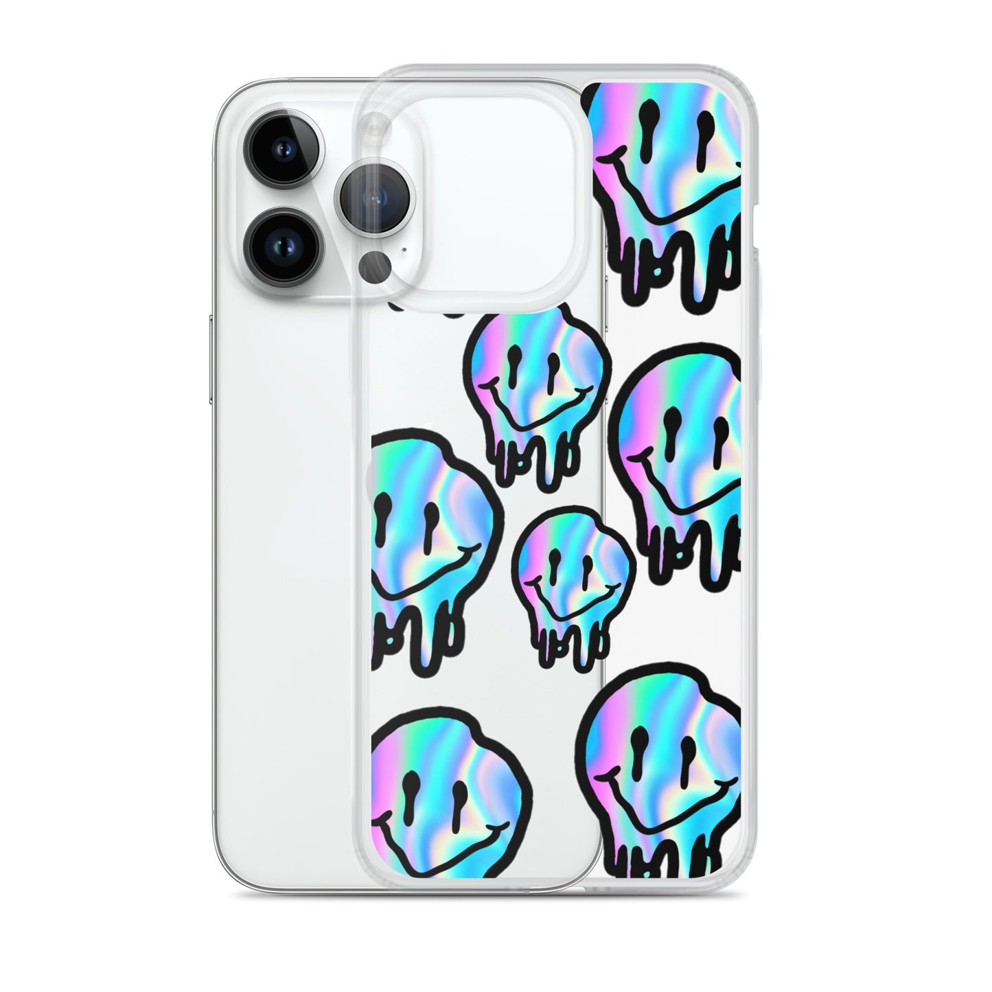 Trippy Smiley- Clear Case for iPhone®