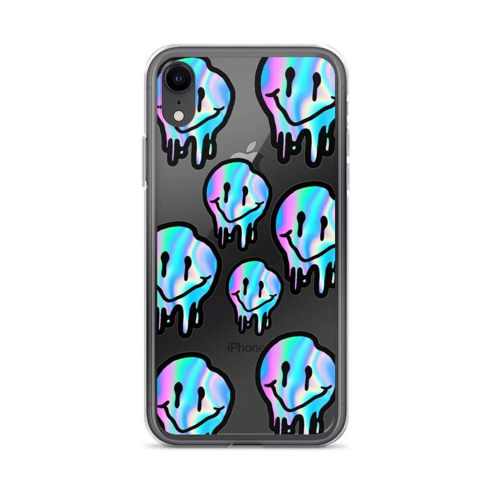 Trippy Smiley- Clear Case for iPhone®