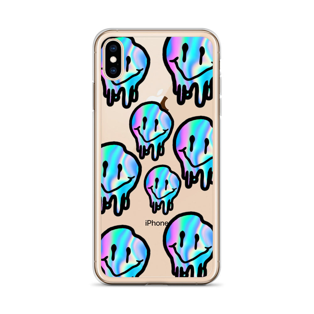 Trippy Smiley- Clear Case for iPhone®