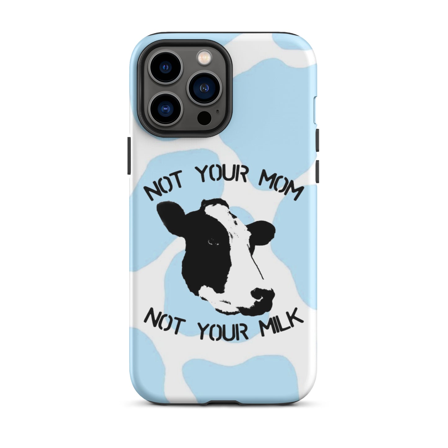 Light Blue Cow- Hard Case for iPhone®