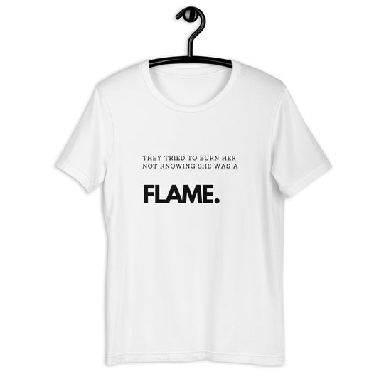 She's a FLAME- Tee (White)